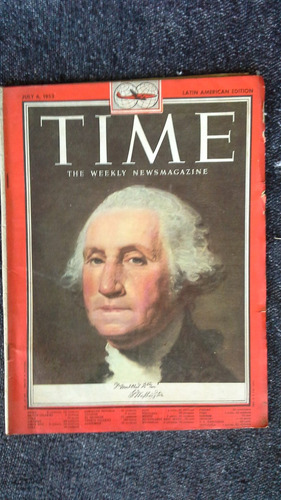 Revista Time George Washington Año 1953