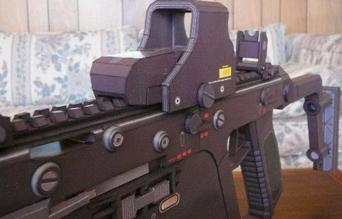 Projetos Armas De Papel Kriss Vector M4 Ak Airsoft Paintball