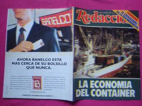 Revista Redaccion N° 226 1992 La Economia Del Container