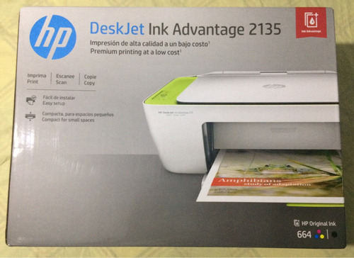 Impresora Original Hp Deskjet Ink Advantage 2135