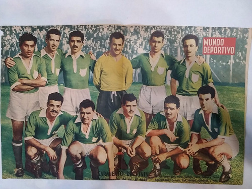 Poster Revista Mundo Deportivo 1956 Sarmiento De Junin 1ra B
