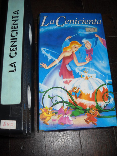 La Cenicienta Vhs Dibujos Animados Clasico Walt Disney