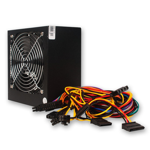 Fuente Atx 650w Alimentacion Pc Noganet Cooler 12cm Sata Hdd