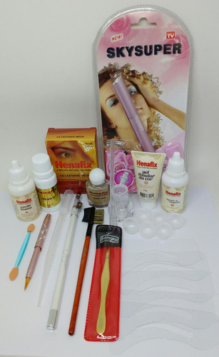 Kit Henna Sobrancelha Rena Completo Designer 4 Cores