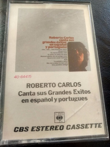 Cassette De Roberto Carlos - Canta Grandes Exitos (337
