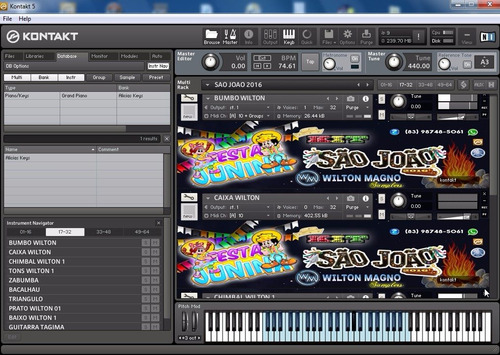 Kit São João 2016!! Wilton Magno Samples Para Kontakt!!