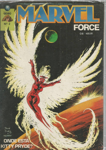 Marvel Force N° 02 - Em Português - Editora Globo - Formato 13 X 19 - Capa Mole - 1991 - Bonellihq 2 Cx447 H23