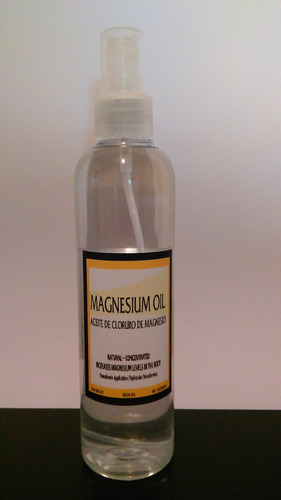 Aceite De Cloruro De Magnesio  100 %  Concentrado X 250 Cc.