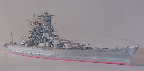 Acorazado Ijn Yamato - Modelo De Papel