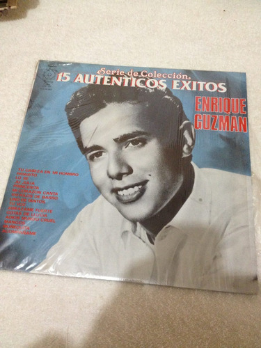  Enrique Guzman 15 Auténticos Éxitos Disco De Vinil Original