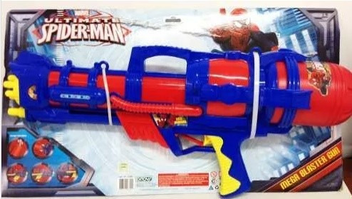 Pistola De Agua Spiderman Mega Blaster Gun 60cm Orig. Ditoys