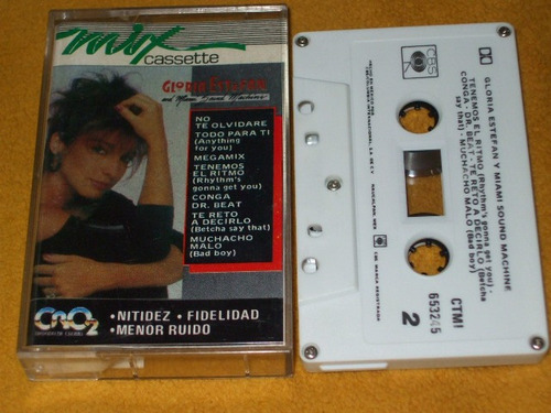 Gloria Estefan Cassette Mix Miami Sound Machine Cromo