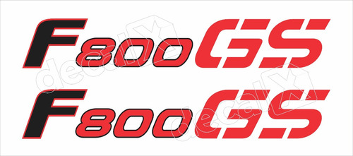 Par Adesivos Compatível Com F800gs 2009 Vermelha Bwf800gsve