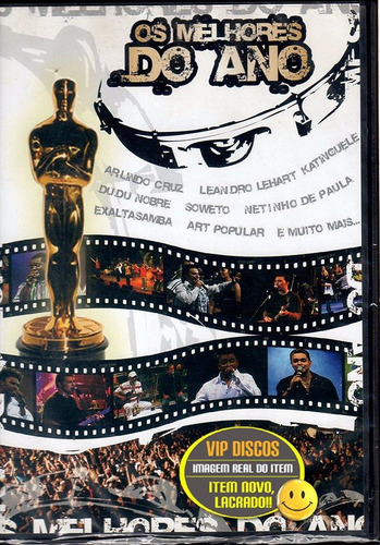 Dvd Os Melhores Do Ano Com Arlindo Cruz Exaltasamba Lacrado!