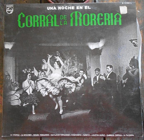 Una Noche En El Corral De La Moreria Lp Vinilo España Ex