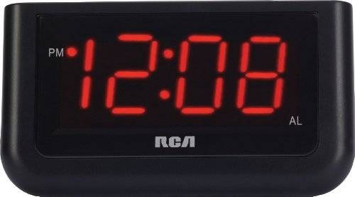 Rca Reloj Despertador Digital Con Grandes  Display 1.4
