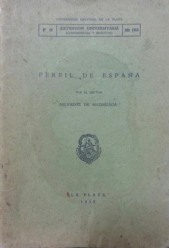 Perfil De España Conferencia 1935