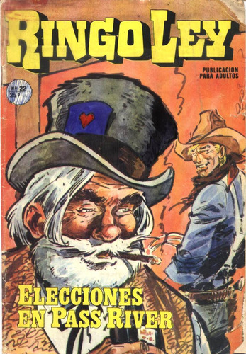 Comic Ringo Ley ( Comic Vaquera) Nro. 22  Alonso España 1979