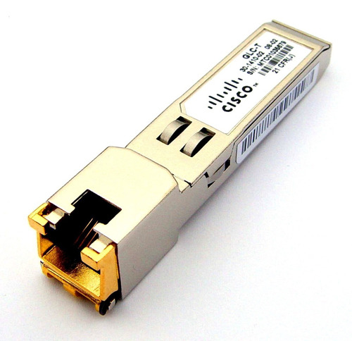 Cisco Glc-t 1000base-t Network Sfp Rj-45 100m (mini-gbic)