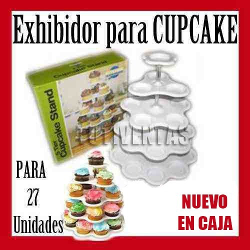 Exhibidor Cupcake Muffins Magdalenas Nuevos !!
