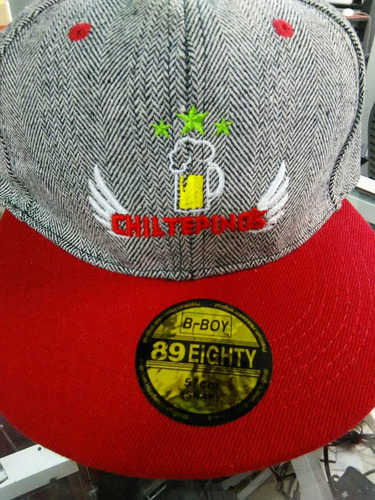 Gorra Plana Lana Premium Jaspe. Lote De 10 Pzas. Mayoreo.