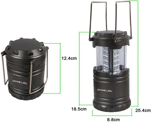 Farol 30 Leds A Pilas Para Camping U Hogar - Ver Video