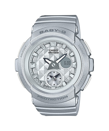 Reloj Casio Para Mujer Bga195-8a Baby-g Plateado Resina