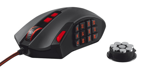 Mouse Gamer Laser Trust Gxt 166 Mmo Gaming