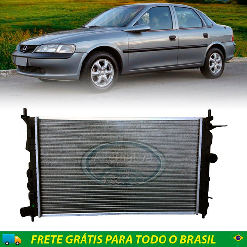 Radiador De Água Vectra Com Ar Condicionado 1997 Até 2005