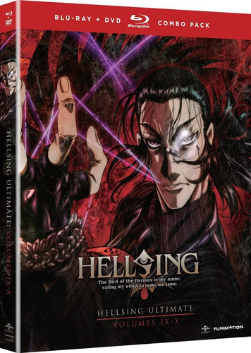 Hellsing Ultimate Vol 9 Y 10 Importada Blu-ray + Dvd