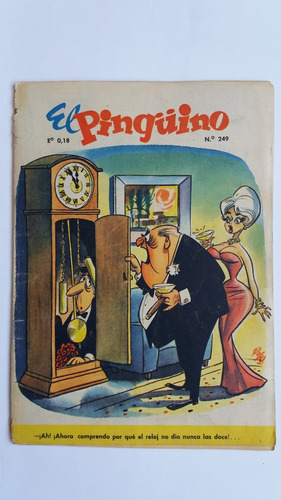 El Pinguino 249 . Año 1961. Portada Pepo. Huaso Ramon  Vicar