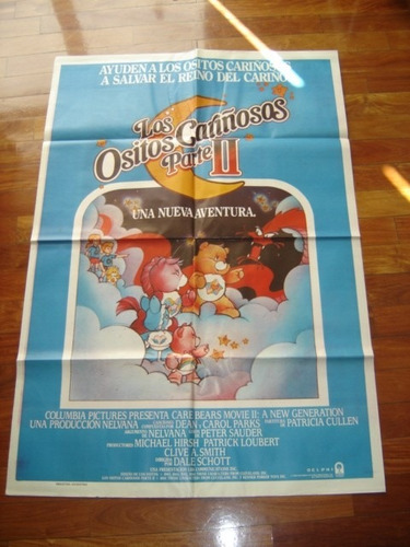 Afiche Los Ositos Cariñosos Care Bears Movie Poster 1986
