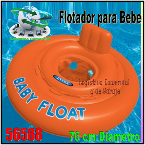 Flotador Inflable Salvavidas Para Bebe 76cm Intex 56588 Play