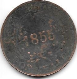 Moneda Provincia Buenos Aires Año 1855 2 Reales Buena+
