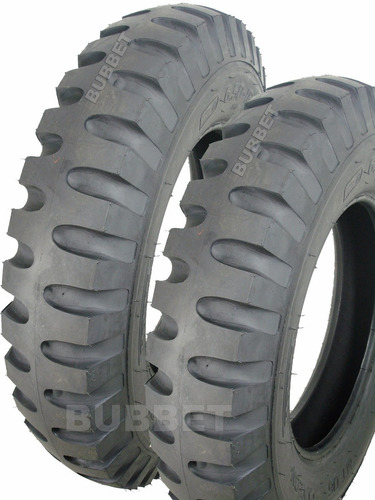 02 Pneus 6.50-16 Pirelli Mt06 Militar Jipe Rural F75 Willys