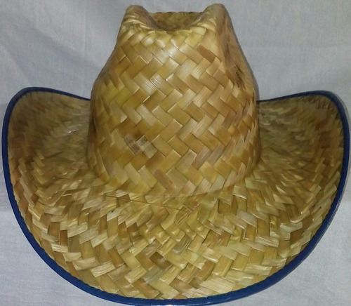 55 Sombreros De Palma Estilo Vaquero Con Orillas De Colores