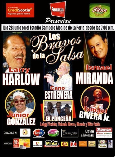 Los Bravos De La Salsa En Vivo Dvd