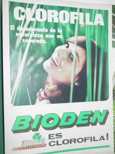 Dentrifico Bioden Publicidad Clorofila Desodorante Naturalez