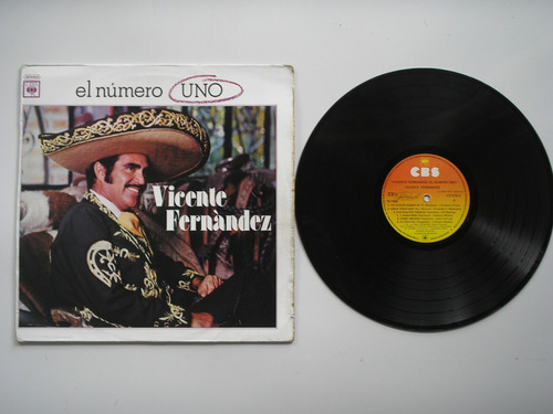 Lp Vinilo Vicente Fernandez El Numero Uno 1981