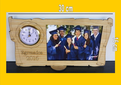 38 Souvenir Reloj Portaretrato Egresados 2016 Originales