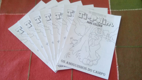 Kit 30 Livros Infantis Para Colorir As Aventuras Do Ti-polim