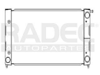 Radiador Volkswagen Caribe 1981-1982 1.6/1.8 Ml4 S/aire Std