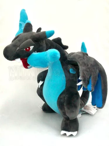 Pelúcia Mega Charizard X Pokémon Center - Toy Store - Brinquedos