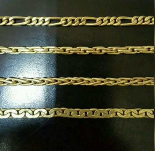 Cadenas De Oro18kl Amarillo 60cm. Fabricante.