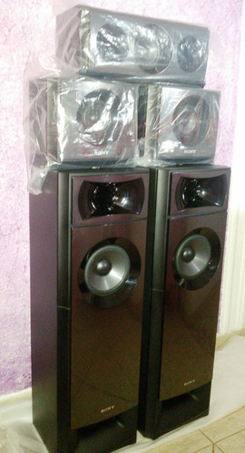 Vendo Cj 05 Caixas Acusticas Sony Muteki M7 De 215w Cada