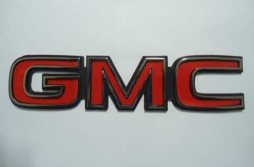 Emblema Gmc Vermelho P/ Linha Chevrolet - Bre