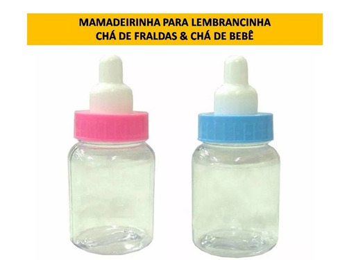 Mamadeirinha Para Chá De Fralda E Chá De Bebê - 50 Und