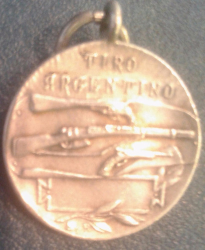 Medalla De Plata Deporte Tiro Argentino Bellagamba Y Rossi