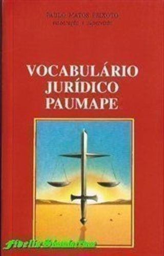 Livro Vocabulário Jurídico Paumape Paulo Matos Peixoto