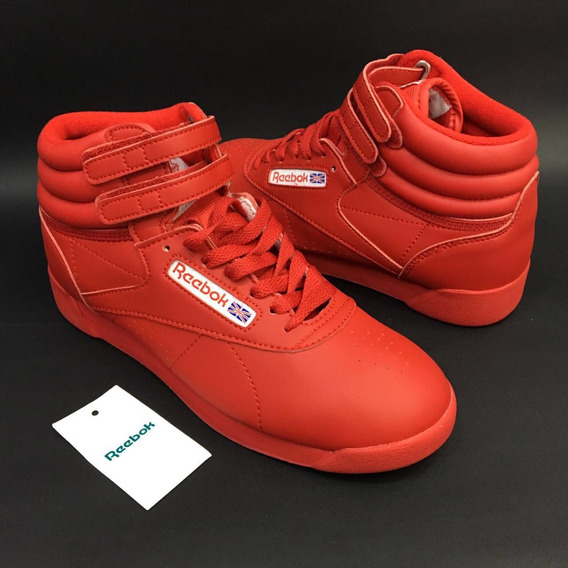 reebok rojos bota